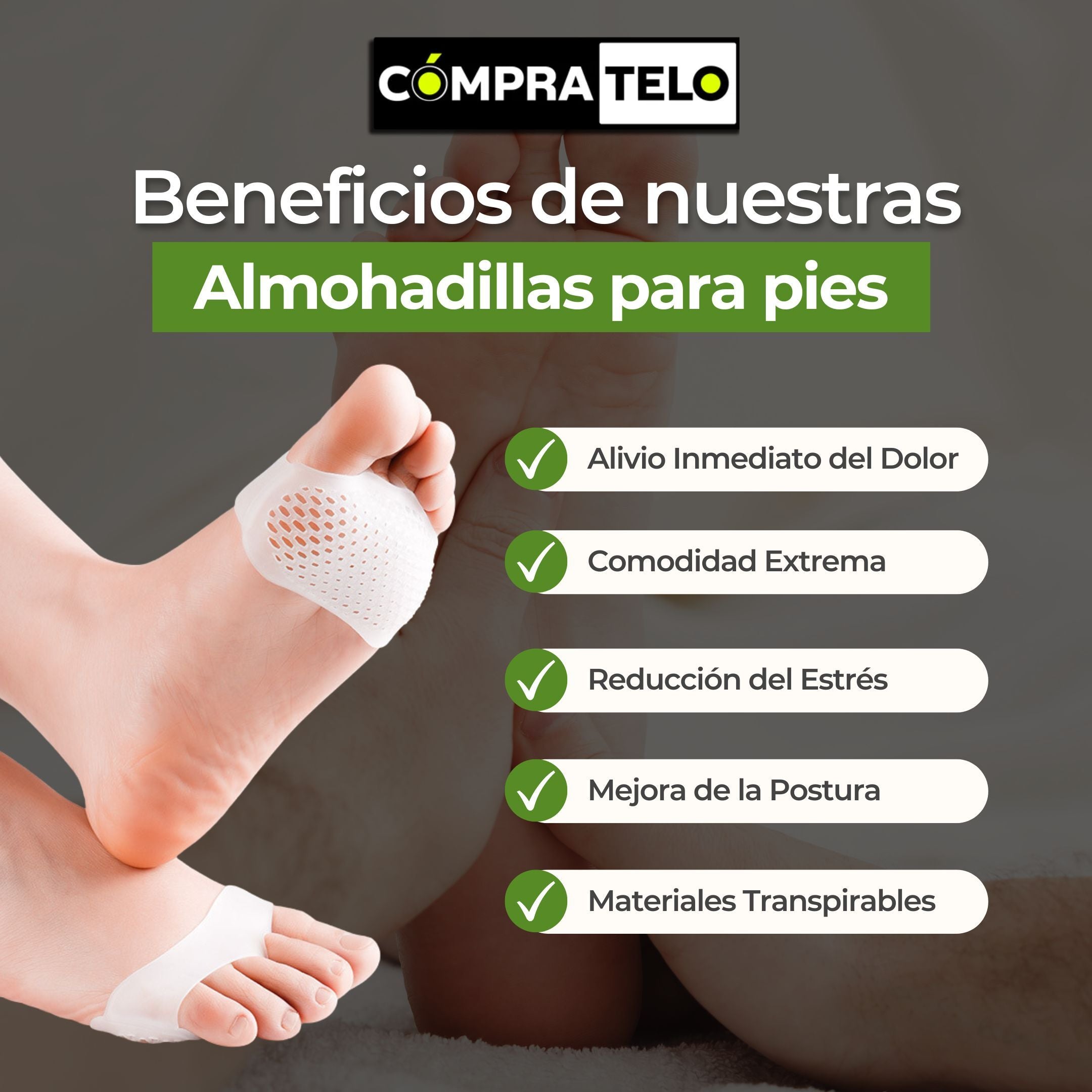ALMOHADILLAS PARA PIES - COMFORTSTEP